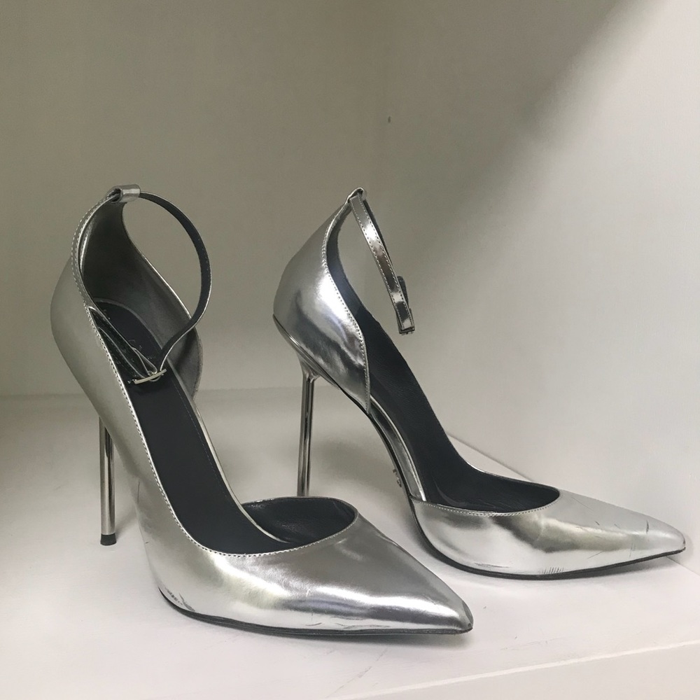 Monika Chiang Platinum Stilettos